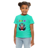 Kids wearing Cinderella's Pumpkin Carriage Crew Neck T-Shirt